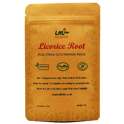 Liquorice Dried Root  Licorice  Herbal Tea Glycyrrhiza  Korzen Lukrecja Ziolo • £4.49