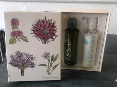 Crabtree & Evelyn La Source Gift Set Relaxing Body Wash Lotion Full Size 250ml • £29.96