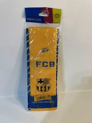 FCB Barcelona Barca Soccer Yellow Socks Made In Spain  • $10.99