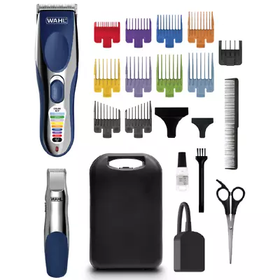 Wahl WA9649-2012 Color Pro Cordless Combo With 10 Reinforced Clipper Guide Combs • $89.99