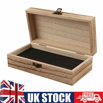 Large Light Wooden Storage Box With Lid Keepsake Gift Box Chest WoodGrain Finish • £9.49