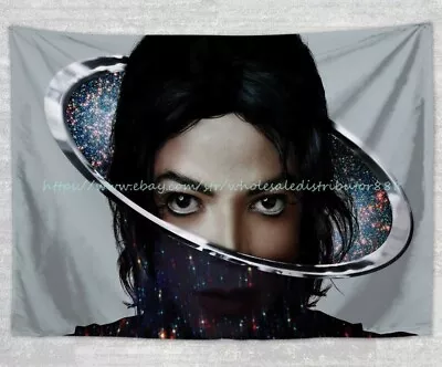 Wall Hanging  Michael Jackson Tapestry Cloth Poster Wall Beach Towel • $17.93