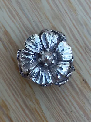Genuine Trollbead Silver Fantasy Rose Pendant Necklace Charm • $72.18