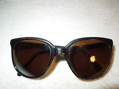 Vintage Suncloud Black Mirrored Cat Eye Sunglasses • $80