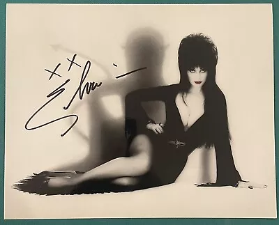 Elvira Mistress Of Darkness Signed Autographed 8x10 Photo • $79.99