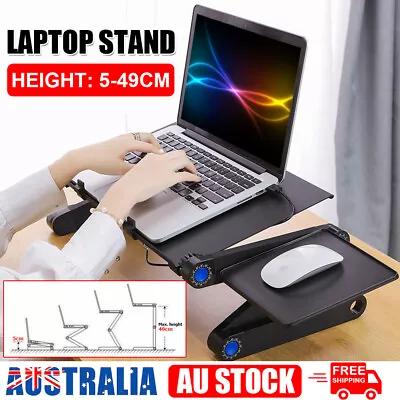 $26.55 • Buy Foldable Desk Laptop Stand Computer Bed Study Table Portable Adjustable Holder