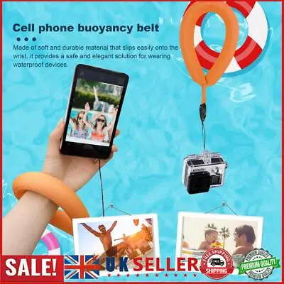 Durable Camera Floating Belt Floating Strap For Underwater Camera (Orange) GB • £5.48