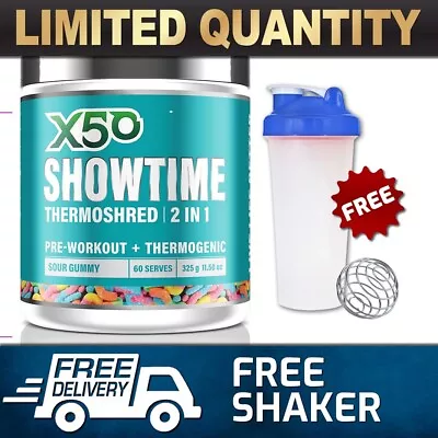 Tribeca Health X50 Showtime Thermoshred 60 Ser Fat Burner Tribeca • $64.90