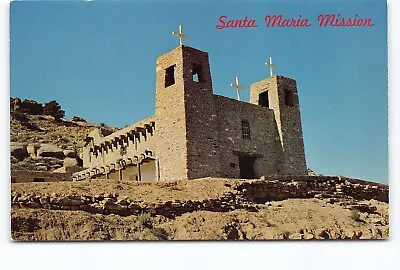 Santa Maria Mission McCartys New Mexico NM Chrome Postcard Vtg Unposted • $4.88