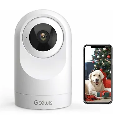 Goowls 1080P Indoor Security Camera Night Vision Motion Detection Wireless Smart • $14.44