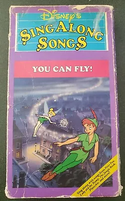 $9.99 • Buy Disney’s Sing Along Songs You Can Fly VHS Video Tape Peter Pan VTG RARE!