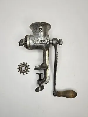 Vintage No 2 Universal Meat Grinder Made In The USA • $22.95