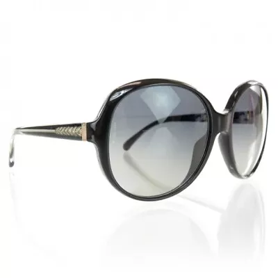 CHANEL  Sunglasses - POLARIZED -  5196 C501/T3 -  Black - Silver Detail - Womens • $435