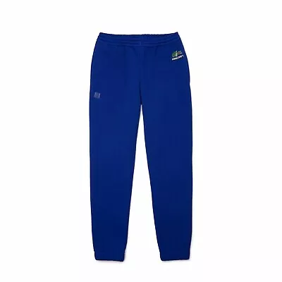 Lacoste X Minecraft Joggers Blue Jogging Tracksuit Bottoms Organic Cotton • £42.99