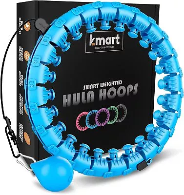 K-MART Smart Hula Ring Hoops Weighted Hula Circle 24 Detachable Fitness Ring... • $40.09