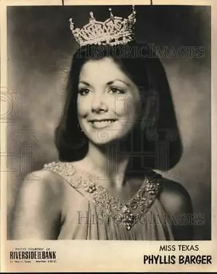 1975 Press Photo Phyllis Barger Miss Texas - Sap63575 • $16.99