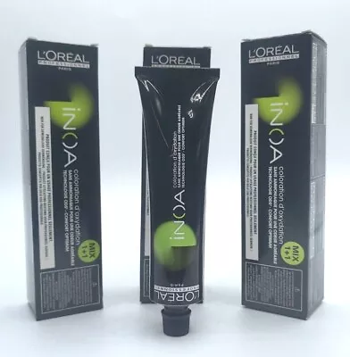 Loreal Inoa Oxidative Color Haarfarbe O.  Ammoniak Verschiedene Nuancen 60g F17 • £8.62