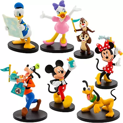 Disney Mickey Mouse And Friends Play In The Park Deluxe Figure Set 7-Packs Toy • $40.99