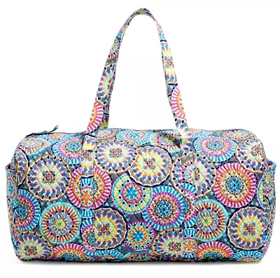 Vera Bradley Large Traveler Duffel Bag Sunny Medallion NWT • $69.99