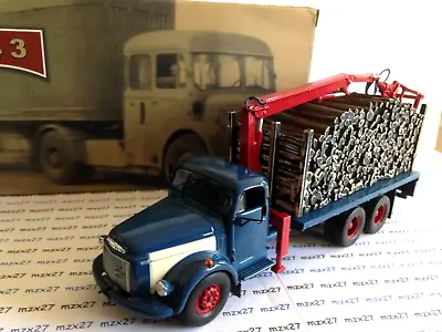 1965 Vintage Truck N°56 Volvo N88 Grumier 1/43 Ixo Altaya In Box • $31.80