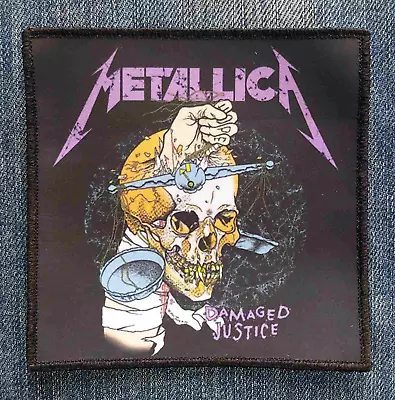 Metallica Damaged Justice Sublimated Printed Patch | Heavy Metal Rock Band Logo • $6.99