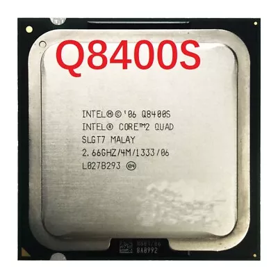 Intel Core 2 Quad Q8400S 2.66 GHz SLGT7 Quad-Core LGA775 1333 MHz CPU Processor • $31.90