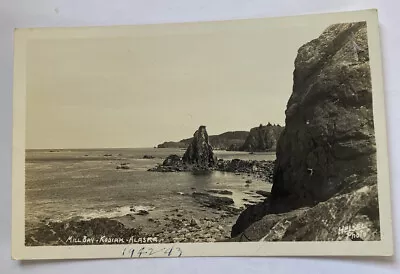 Vintage RPPC Postcard C1942~ Real Photo View Of Mill Bay ~ Kodiak Alaska AK • $5.95