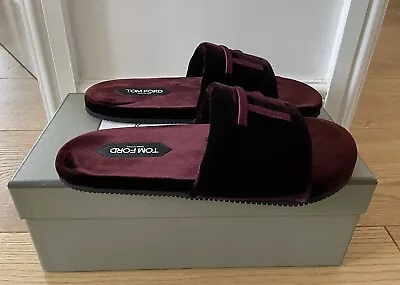 Tom Ford - Men’s Velvet Slippers - Brand New With Box - RPP £550.  Made In Italy • £195