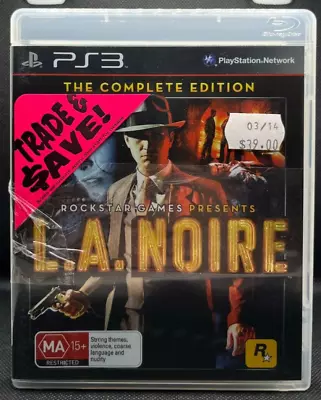 L.A. Noire The Complete Edition For PlayStation 3 / PS3 - VGC / NEW & COMPLETE • $14.95