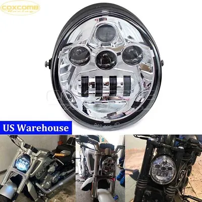 LED Projector Headlight Hi/Lo Beam For Harley V Rod V-Rod VROD VRSC VRSCA VRSCDX • $109.99