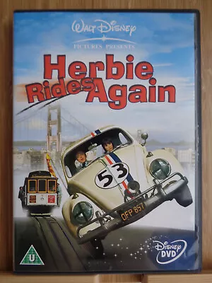 HERBIE RIDES AGAIN (Disney UK DVD 2004) Stefanie Powers AS NEW! (4) • £2.99