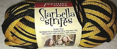 Premier Starbelle Flash Stripes 6 Bulky Acrylic Ruffle Yarn  Choose 1 Yarn Color • $4