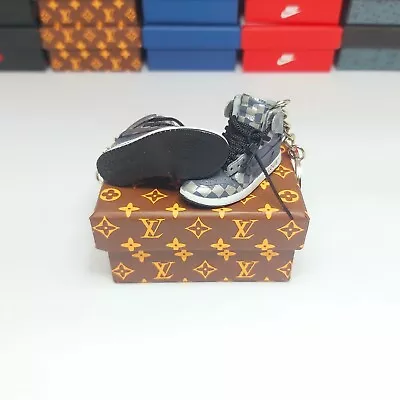 Mini Sneaker Nike Air Jordan 1 Off Louise V2 Keychain + Shoebox • $25