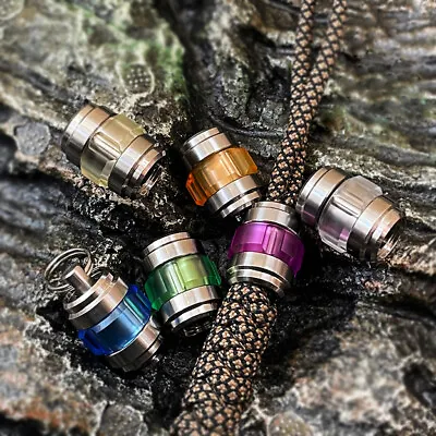 Titanium Alloy Umbrella Ropebeadnecklacependantwithzipperheadandkeychainpendant • $17.04