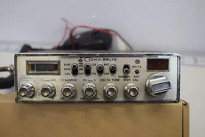 Cobra 29 LTD Classic Chrome 40-Channels CB Radio - Used With MIC • $69.99