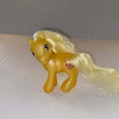 2002 Hasbro My Little Pony G3 BUTTERSCOTCH Tinsel Hair Brushable Toy • $9.99