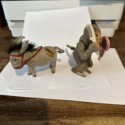 £49.99 • Buy Vintage Early 1930/40s Wind Up Toy Donkey & Monkey