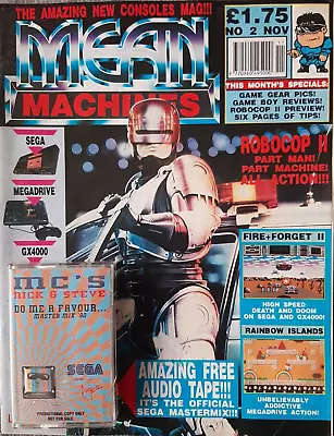 NEAR MINT - Mean Machines Magazine - Issue # 2 - November 1990 Complete • £62.99