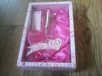 £7.99 • Buy Happy Birthday 60th Wine Glass, Within Presentation Box.