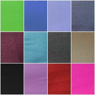 £232.59 • Buy Plain Fr 100% Cotton Drill Twill Fire Retardant Clothing Craft Upholstery Fabric