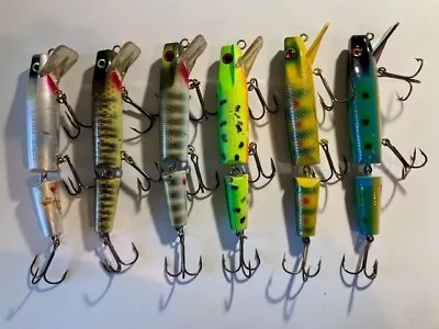 Set Of (6) Musky Trolling Or Casting Jointed Crankbaits! • $18.60