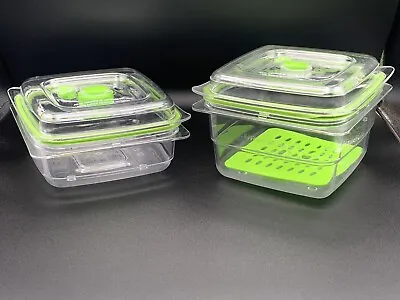 $28.99 • Buy FoodSaver [Official] Vacuum Packed Containers Fresh Box 3 & 5 Cup Sizes