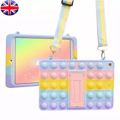 Kids Silicone Shockproof Strap Case Cover For IPad 7th 8th 9th Generation 10.2  • £6.89