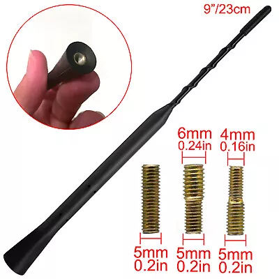 9” Car Antenna Mast Aerial Replacement Stereo Antennae Radio Antennae Flexible • £5.79