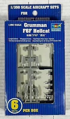 Trumpeter Grumman F6F Hellcat 1:350 Scale Aircraft Set (6) For Carriers #06210 • $7.99