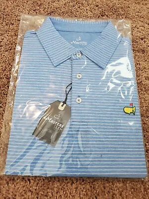  2023 Masters Men's Masters Tech Pinstripe  Golf Shirt Polo- New Size L ⛳️  • $184.99