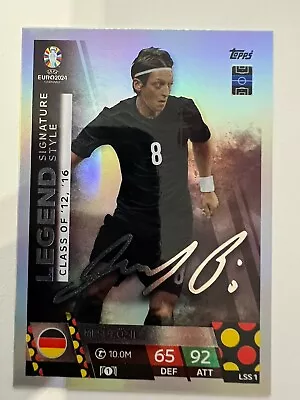 Match Attax UEFA Euro 2024 Mesut Ozil Signature Style Legend Trading Card • £3.40