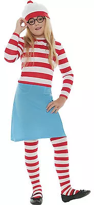 £23.69 • Buy Girls Wheres Wally Wenda Waldo Childs Book Week Fancy Dress Costume Age 4-12