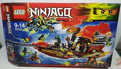 LEGO Ninjago 70738: Final Flight Of Destiny's Bounty 100% With Box & Instruction • $375