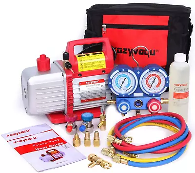 Refrigerant Changing Tool Kit Repair Set For Mini Split/HVAC/AUTO AC Recharging • $234.99